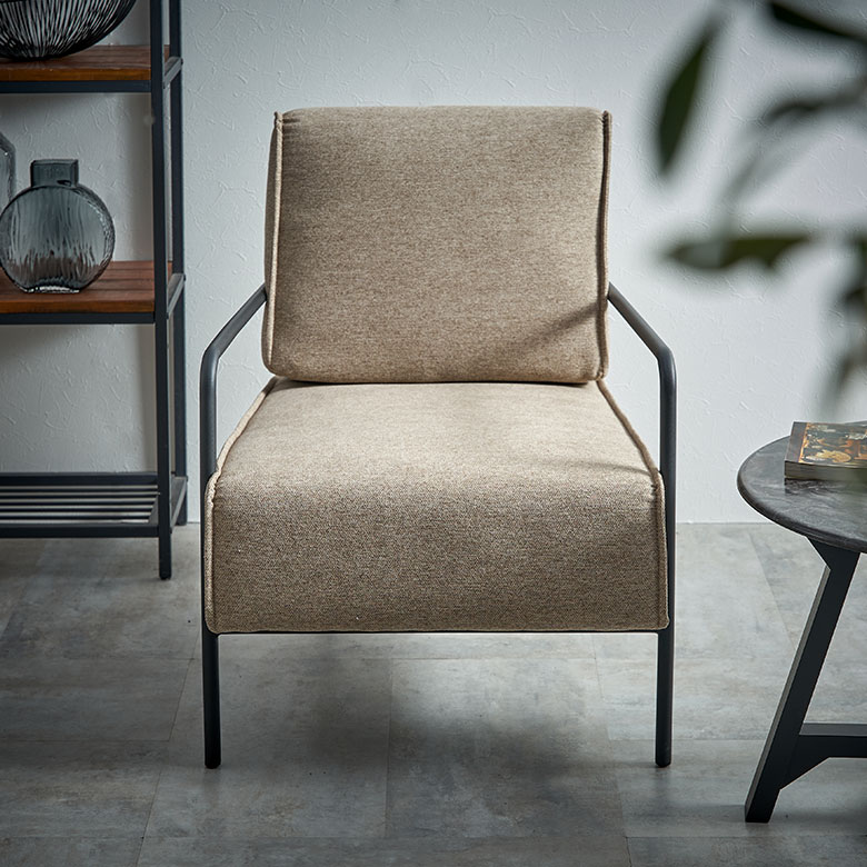 ラウンジチェア ソファ チェア チェアー 約 W 64cm D 77cm H 80cm SH