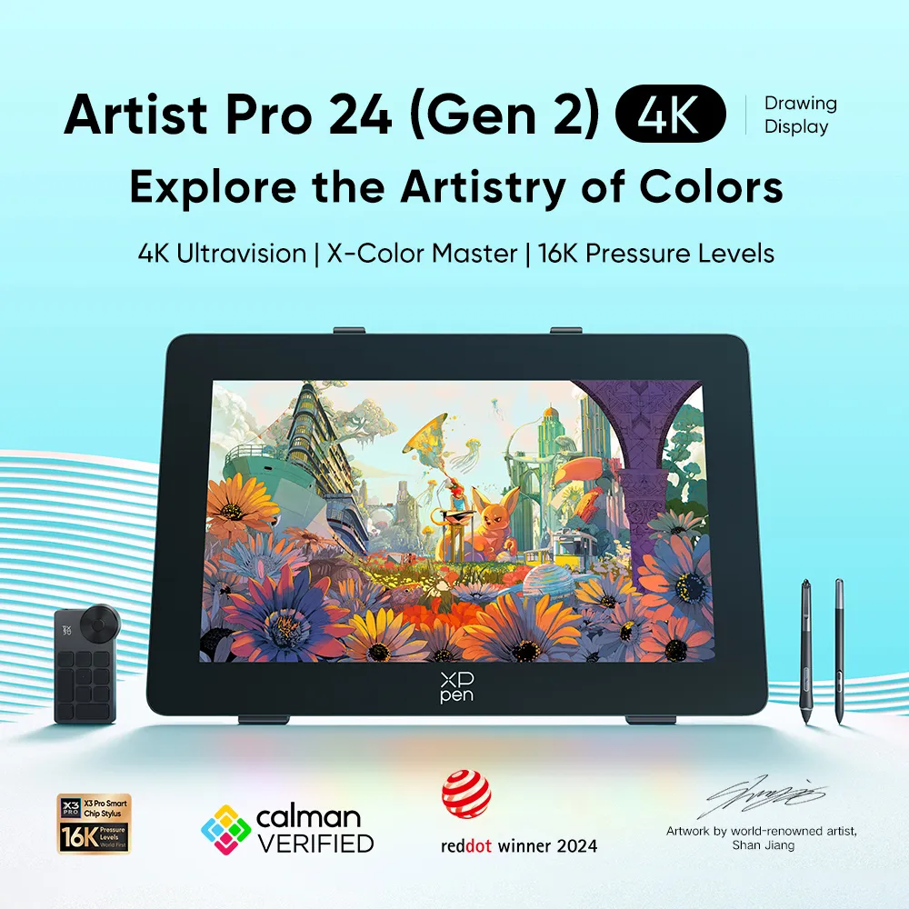 Artist Pro 24 (Gen2) 4K | XPPen Canada Official Store