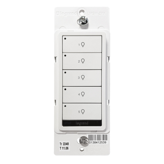DLM Wired Standard Switch, 5B, White, BAA