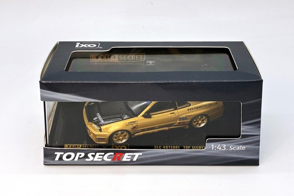 TOP SECRETのR34スカイラインGT-R、1/43スケールモデルを限定販売…大阪