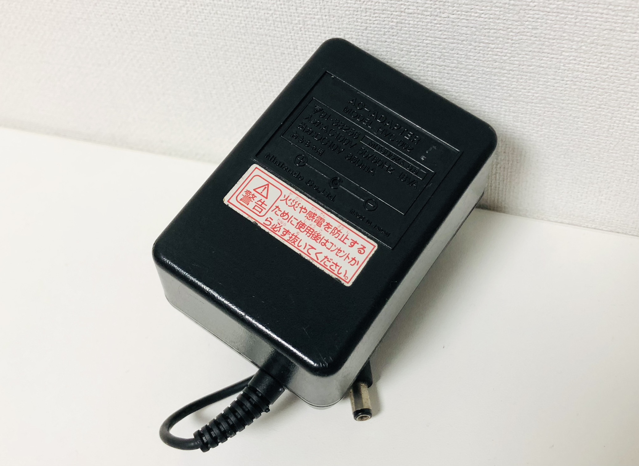 SFC】スーパーファミコン（スーファミ）のACアダプター。代用可能機種