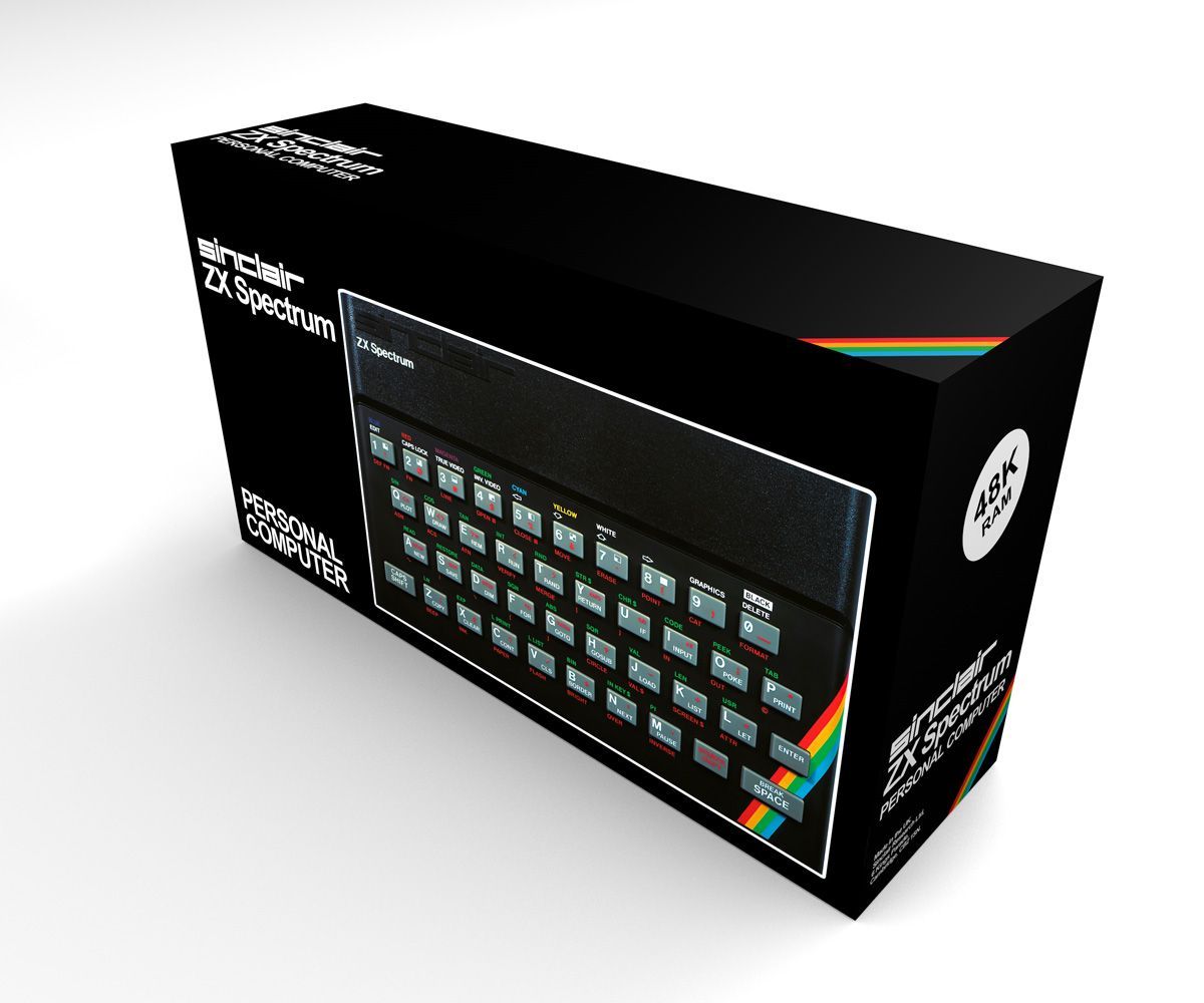 Spectrum ZX 48K Console Box + inner cartons