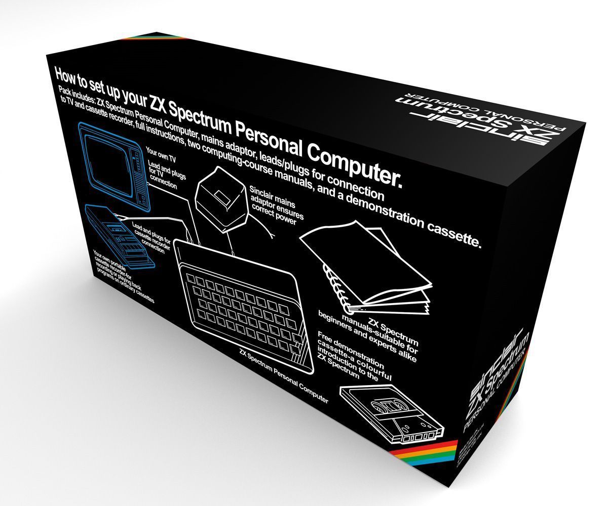 Spectrum ZX 48K Console Box + inner cartons