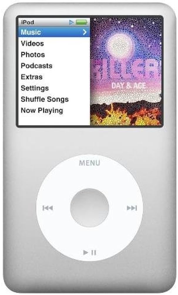 iPod Classic 6.5/7th Gen 120gb Grey/Silver- Refurbished