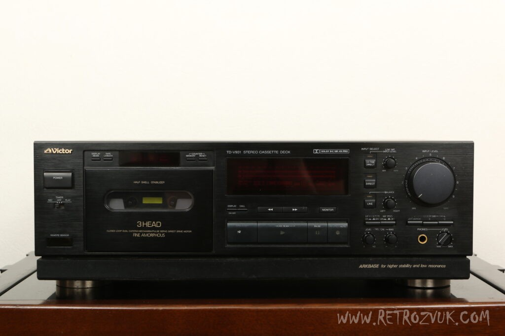 VICTOR TD-V931 激レアVictor TD-V931ステレオカセットデッキ リモコン