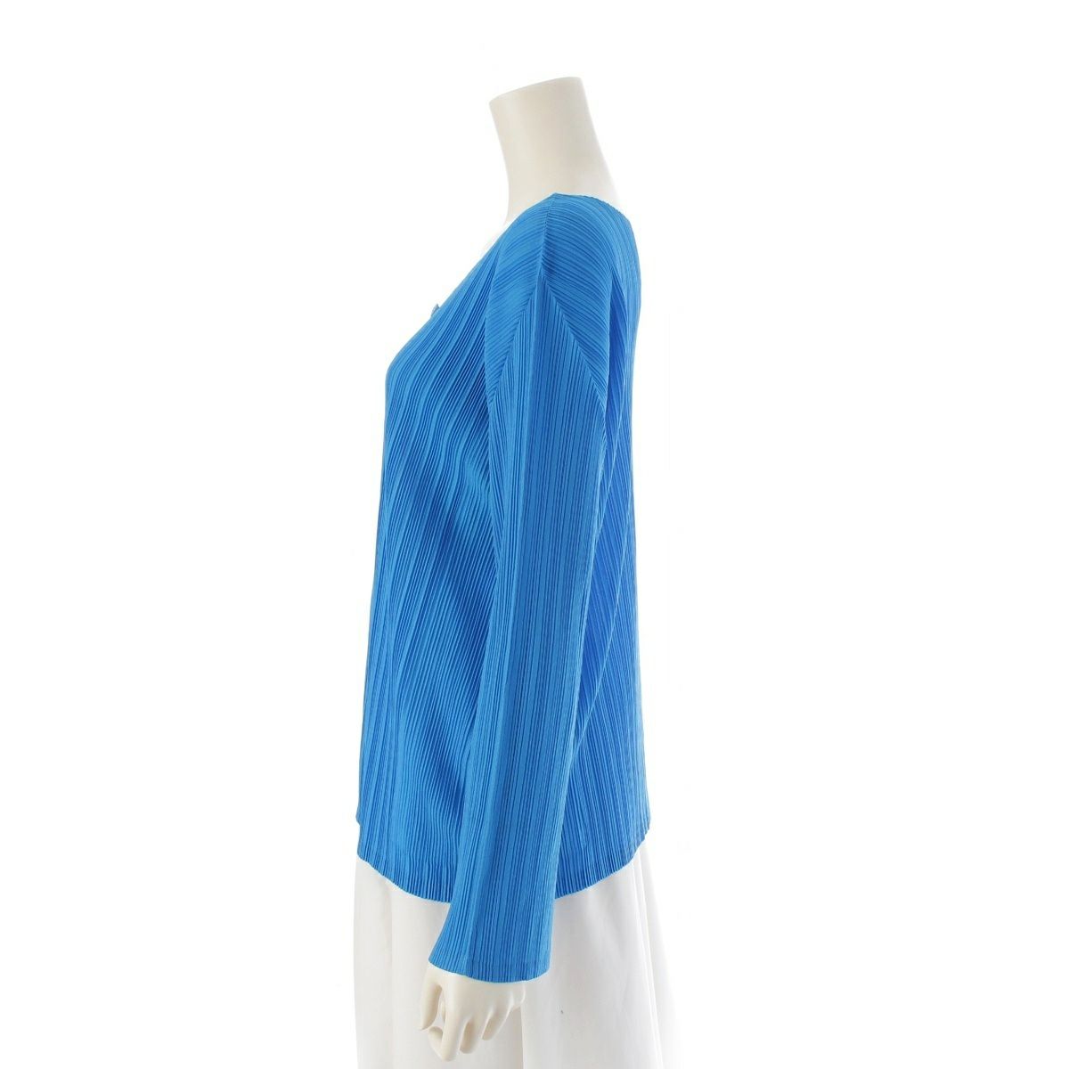 プリーツプリーズ イッセイミヤケ ノーカラー ジャケット カーディガン