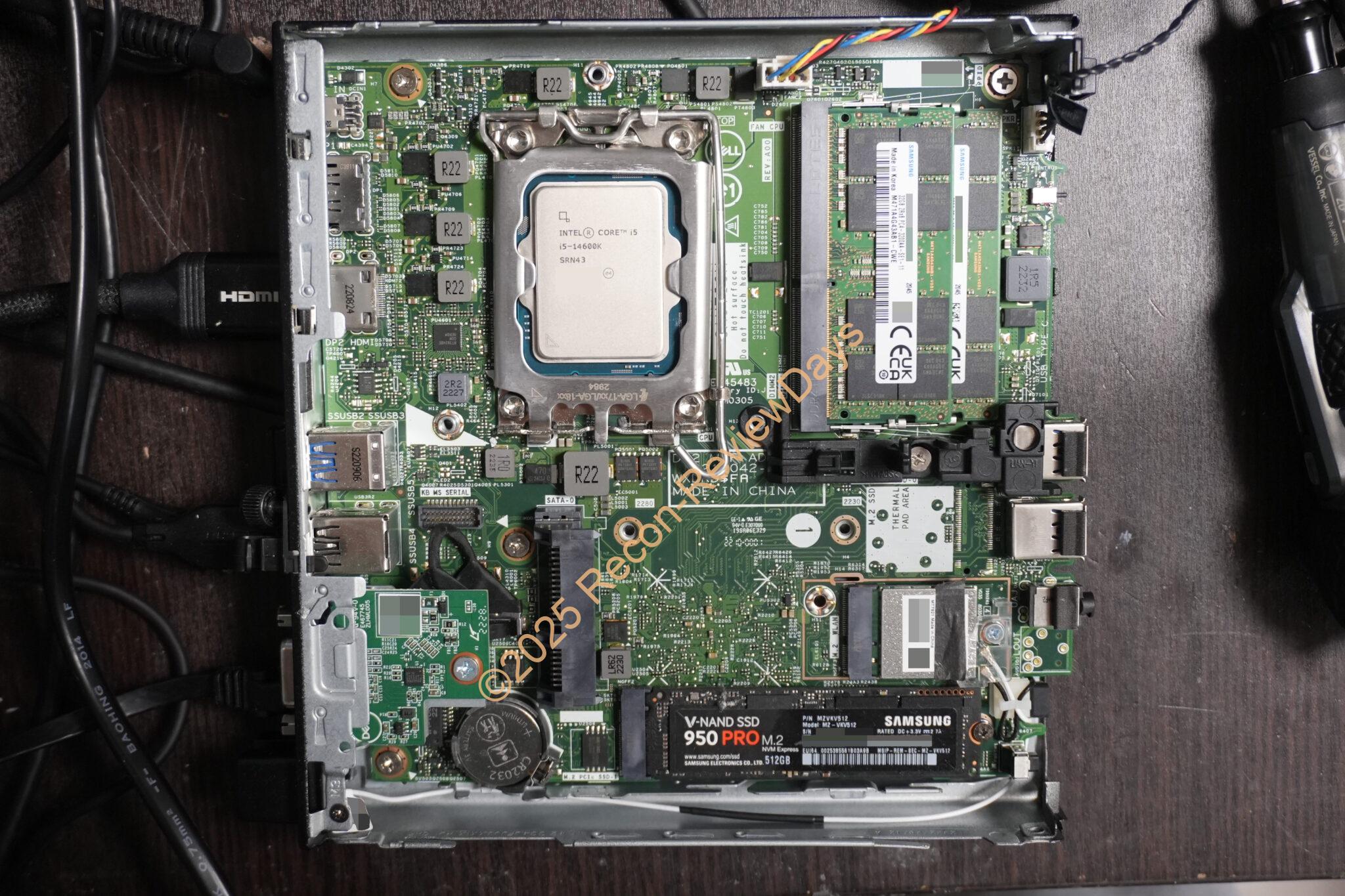 DELL Optiplex 3000 Micro(Intel 12世代モデル)に14世代のCore i5