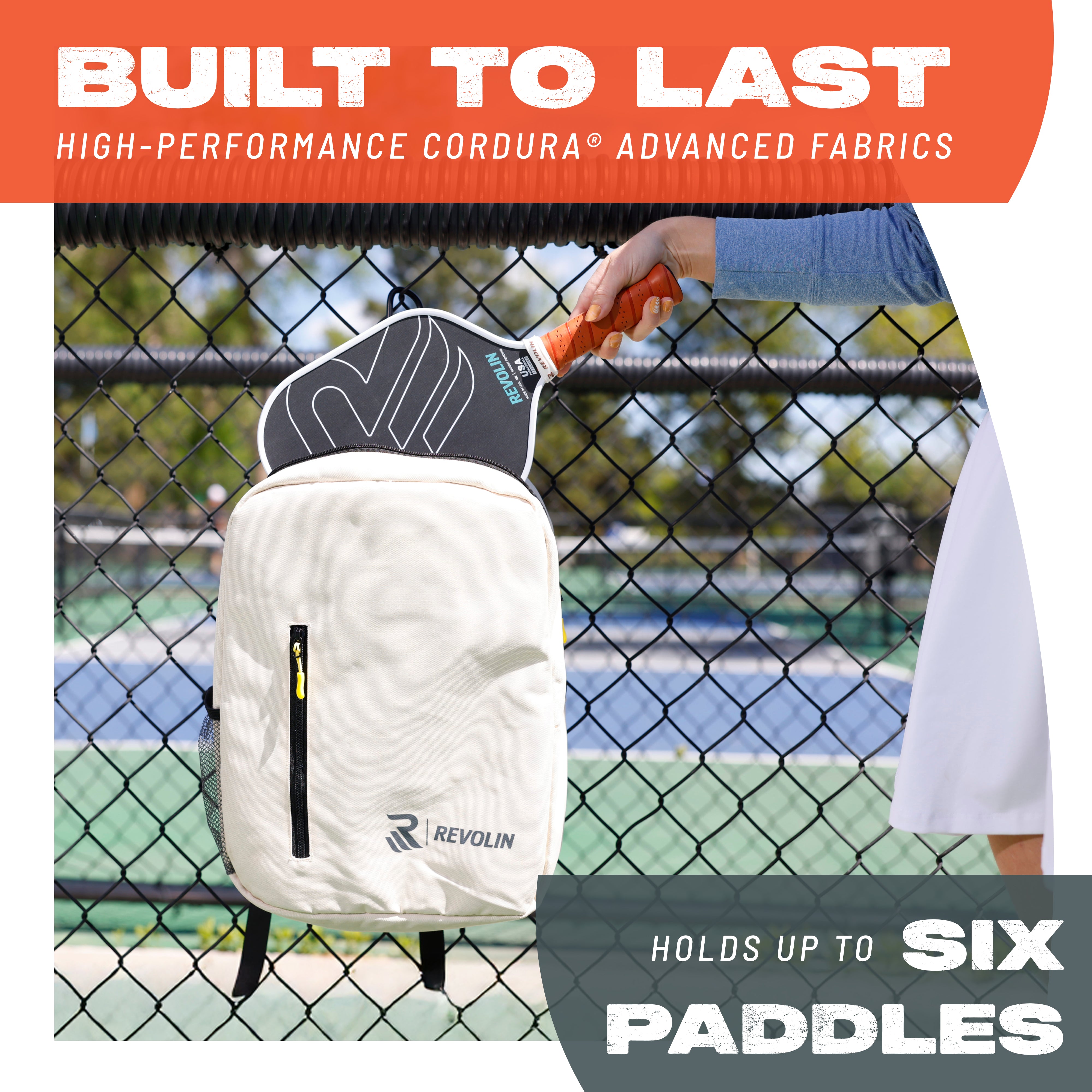 Pickleball Paddle Essentials Day Bag | Durable | Revolin Pickleball