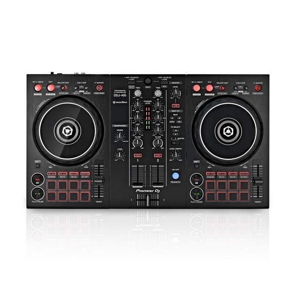 Pioneer DDJ-400 Rekordbox Controller with V-Moda M-100 Headphones