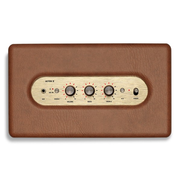 Marshall Acton Bluetooth II Speaker, Brown at Gear4music