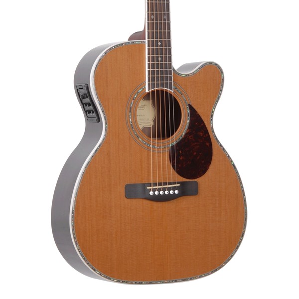 DISC Greg Bennett OM-8CE Electro Acoustic Guitar, Cedar at Gear4music