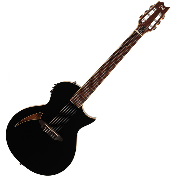 DISC ESP LTD TL-6N Electro-Classical Guitar, Black at Gear4music