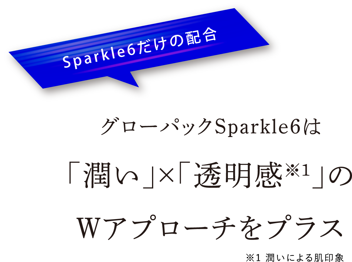 GLOW PACK Sparkle 6（グローパックスパークルシックス）｜リズム株式会社