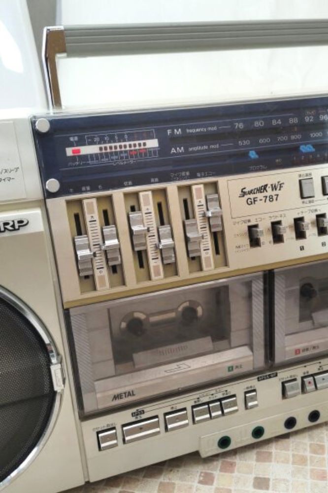 レトロなラジカセ販売店｜おすすめのラジカセ「SHARP（シャープ） The
