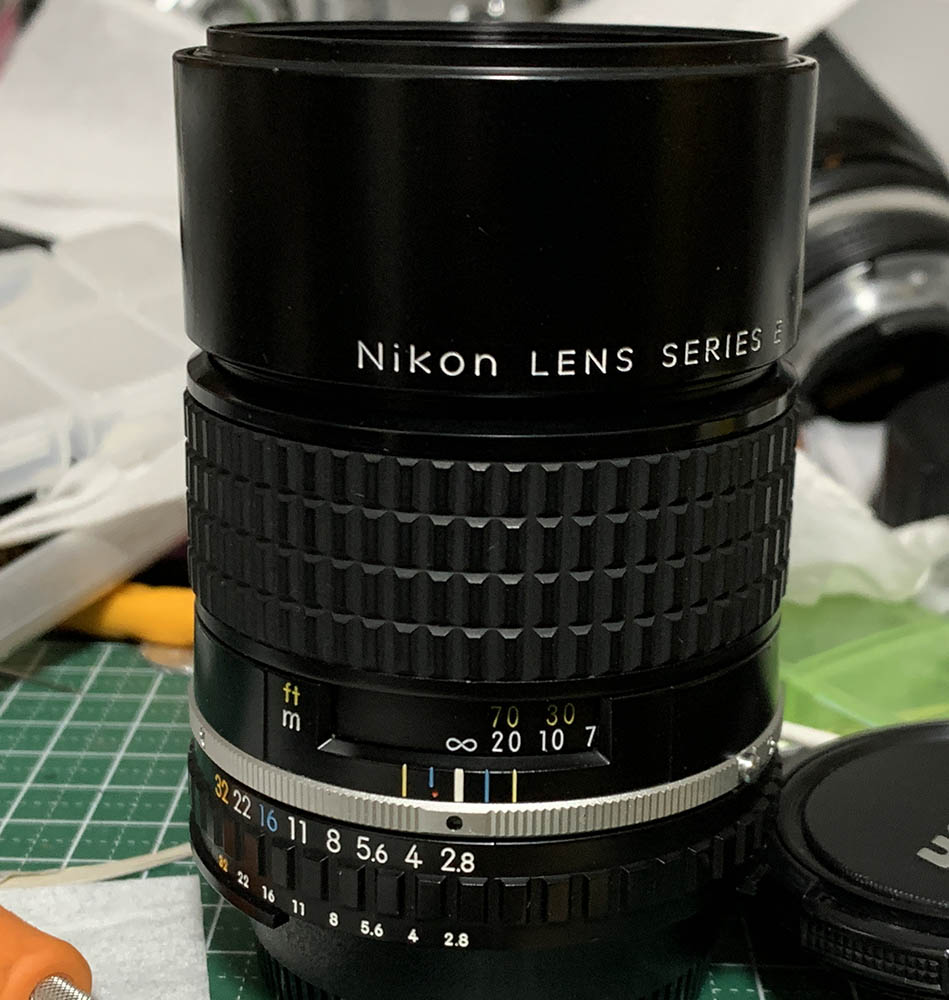 Repair: Nikon 135mm f/2.8 Series-E | Richard Haw's Classic Nikon