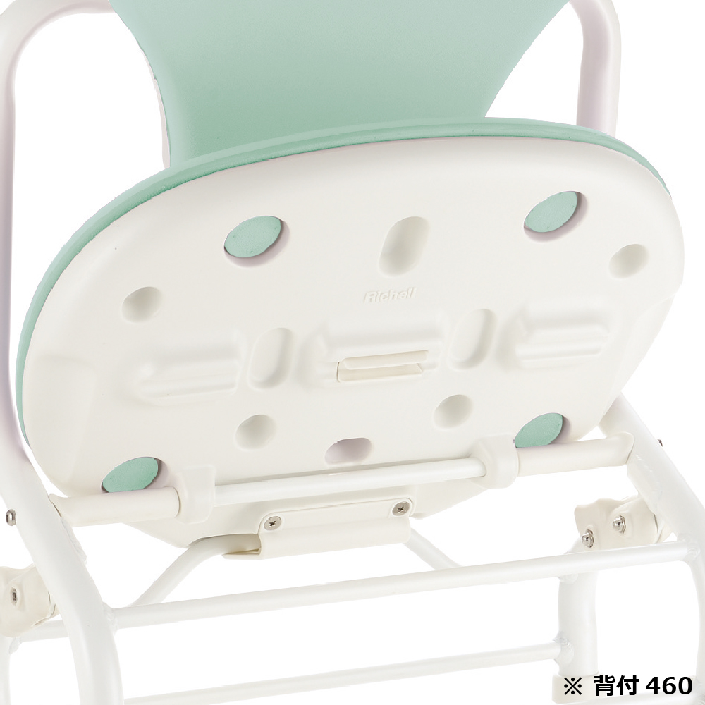 やわらかシャワーチェア クレオ折りたたみ(防カビプラス) 肘掛付520