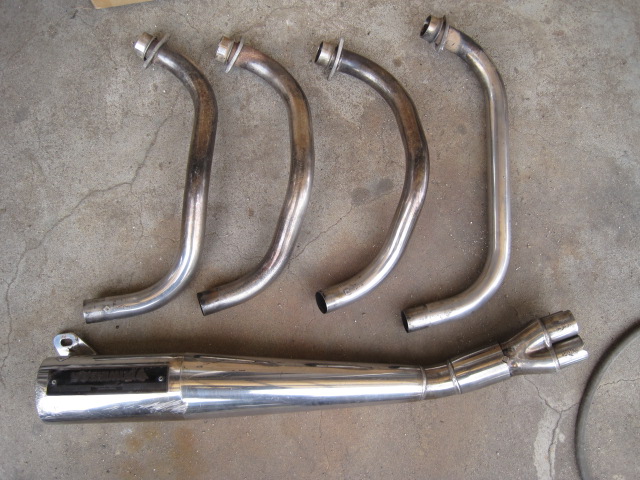 ヨシムラドラッグサイクロン 取り付け: スズキ400刀に関すること・・・