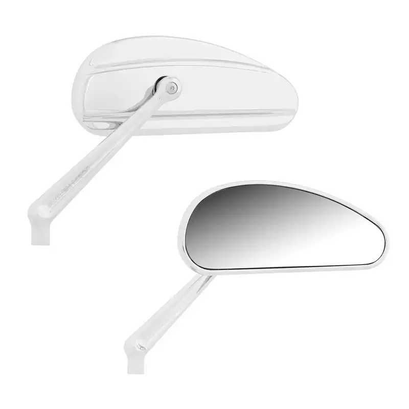 Arlen Ness® DownDraft® Forged Mirrors - CHROME - RickRak