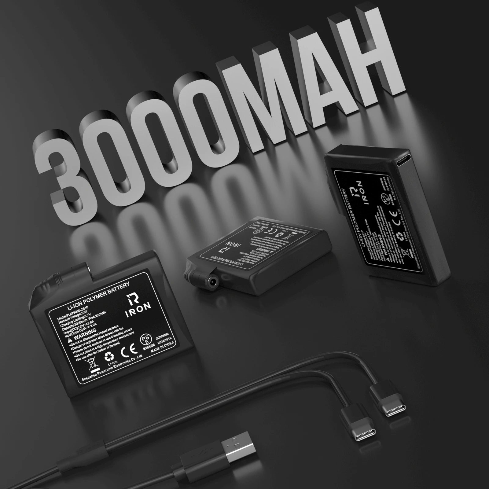 RIDEIRON 冬用防水 スマート電熱 バイク用グローブ| MG7501H