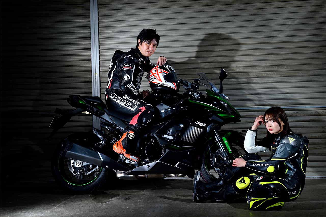 KAWASAKI Ninja 1000SX】MotoGPライダー「中野真矢」とバイク女子