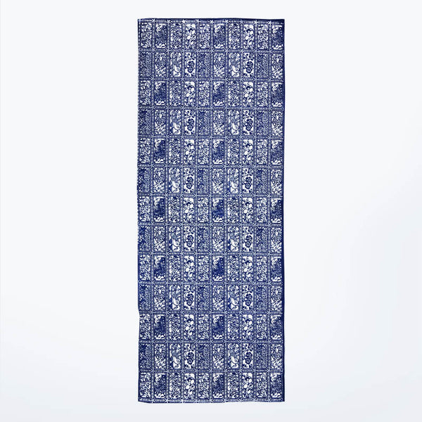 匠の技手ぬぐい 吉祥づくし(紺) – 梨園染オンラインストア