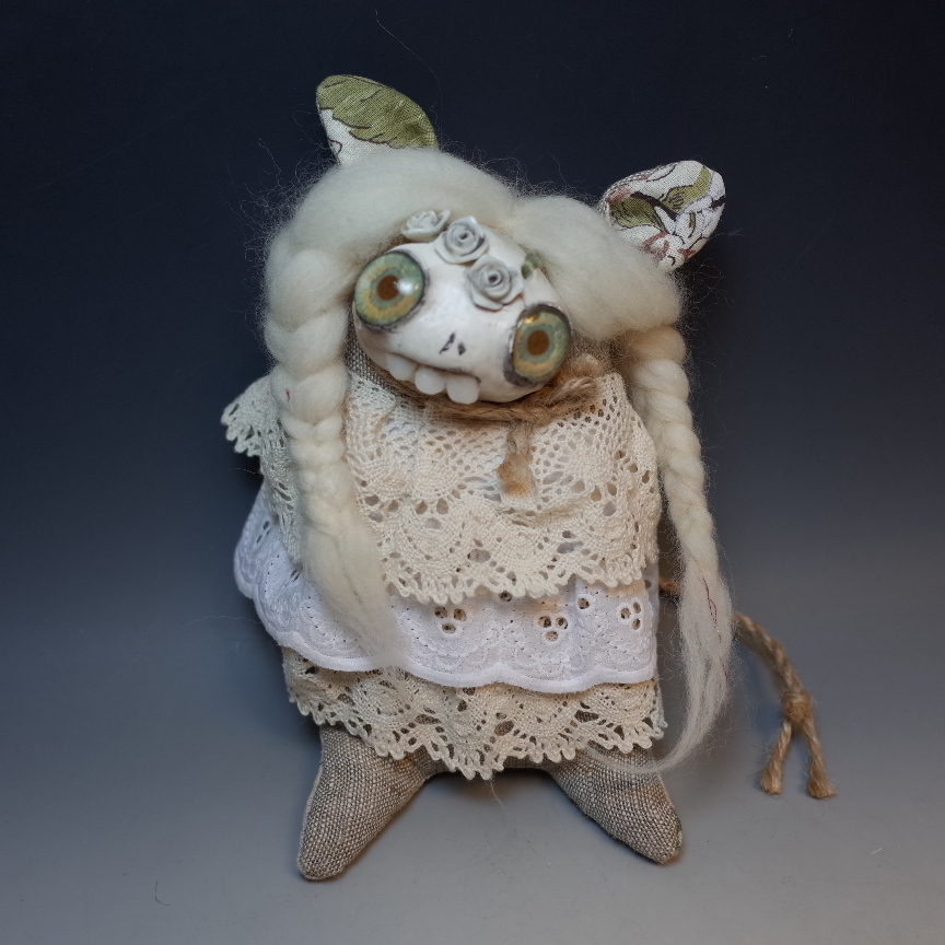 アーティストベア ぬいぐるみ OOAK テディ 海外作家様 イエロー