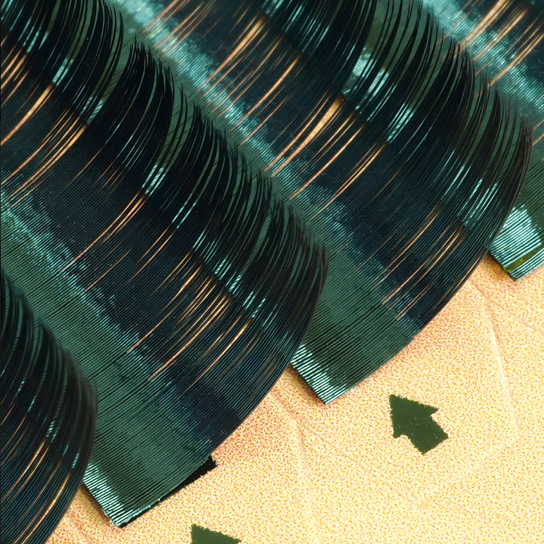 松風】先細抗菌やわらかシルクセーブル【ボリュームラッシュシート