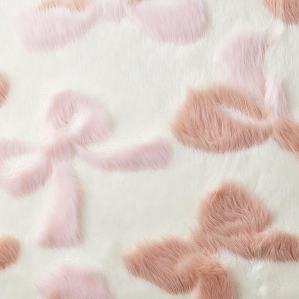 ふんわリボンラグ(長方形・130×180)｜かわいいお姫様インテリア家具