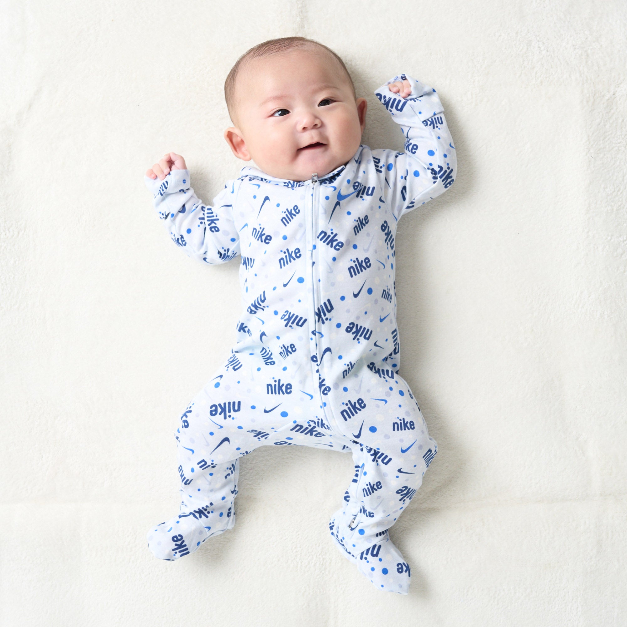 ベビー(55-70cm) ロンパース NIKE(ナイキ) NKN PLAY FOR ALL AOP FTD