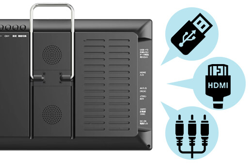 10.1インチ録画機能付きポータブルTV - ROOMMATE