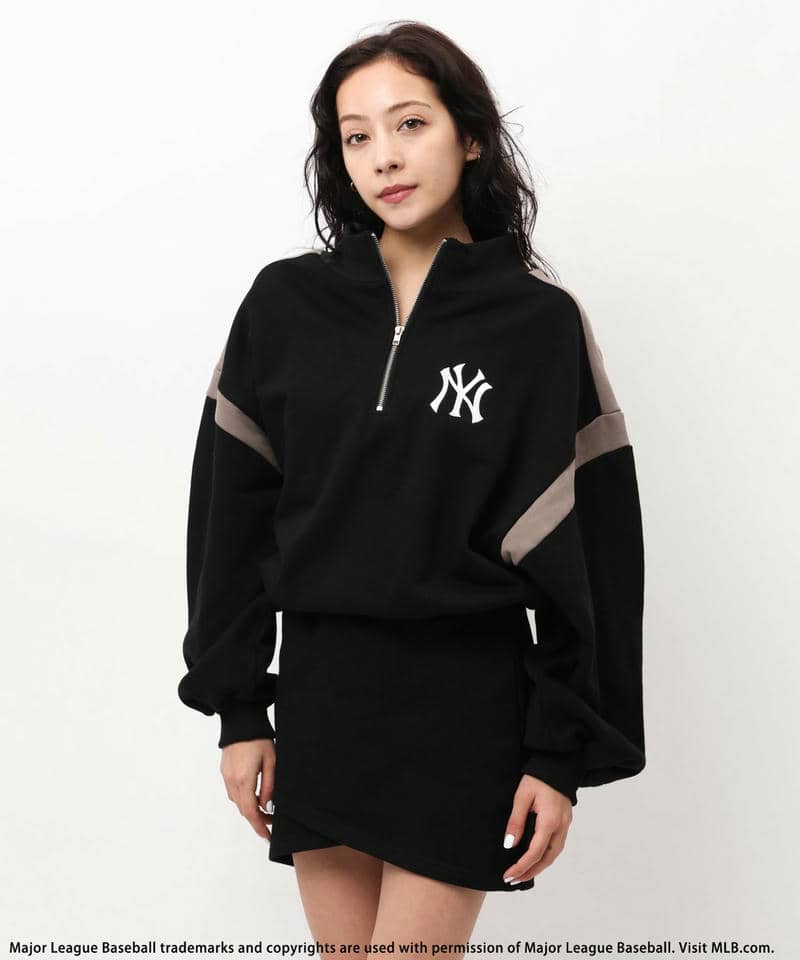 MLB】配色ドルマンハーフZIPワンピース｜BACK TO THE FIELD バック