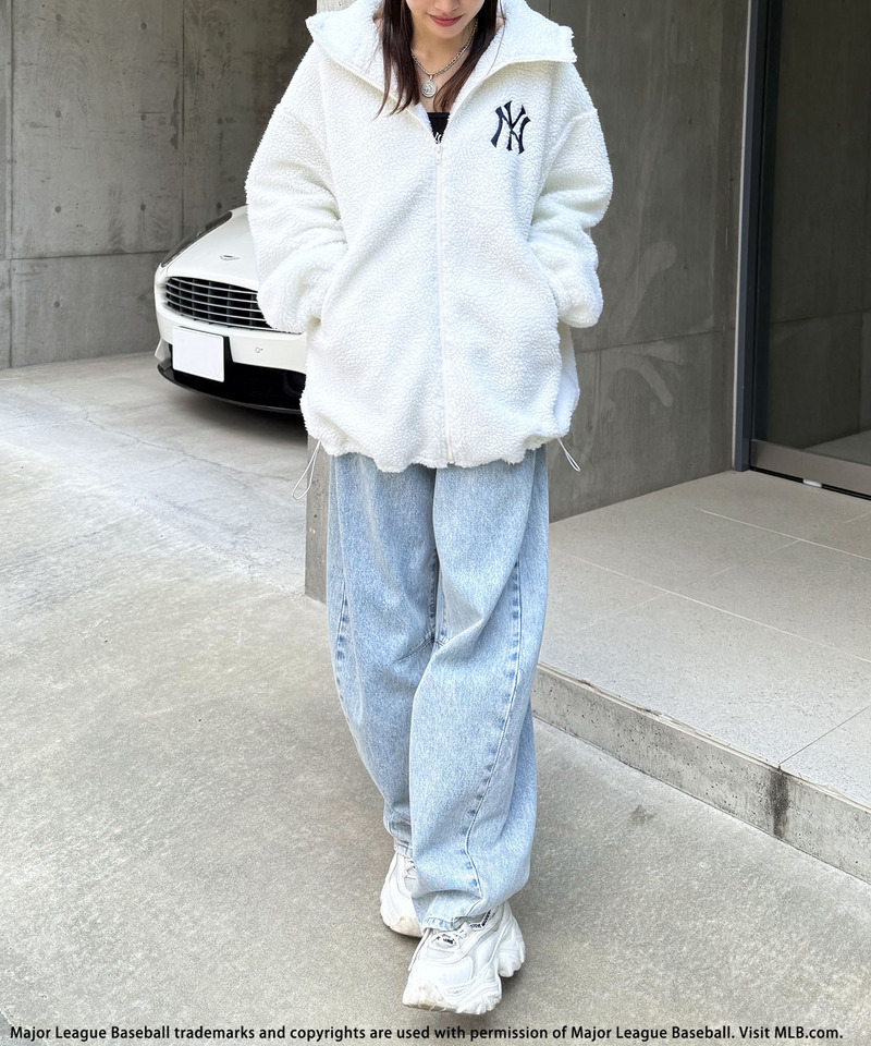 MLB】ZIPフーディーボアブルゾン｜BACK TO THE FIELD バックトゥザ