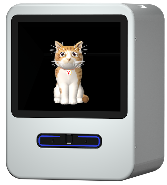 見守りロボット「ユピ坊」とバーチャルペット「Juno」の訪問設定