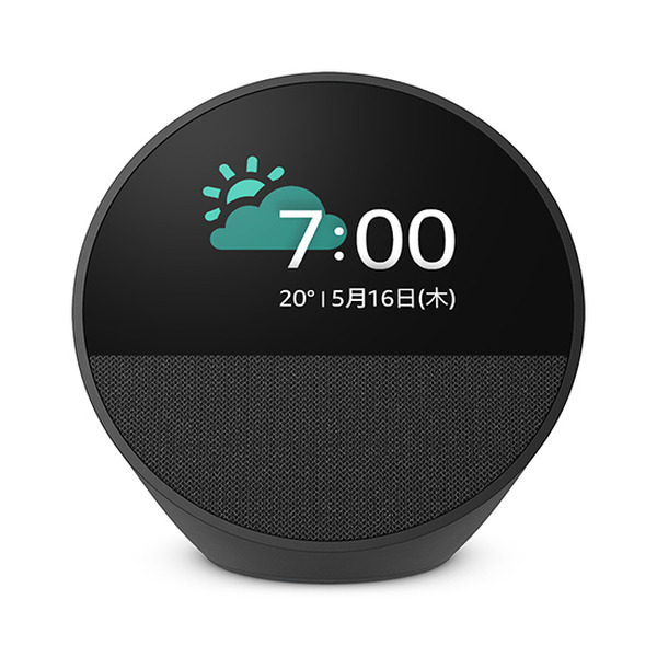 Amazon、Alexa搭載の2024年版「Echo Spot」を発表 スマートアラーム