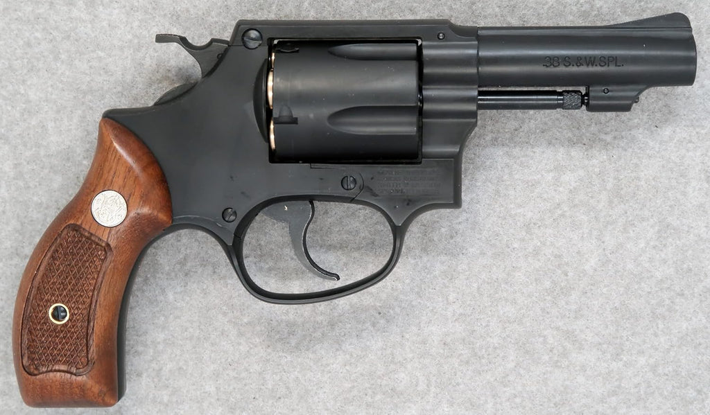 マルシン】S&W M36 3インチ 木製サービスグリップ 6mmBB Xカート式ガス
