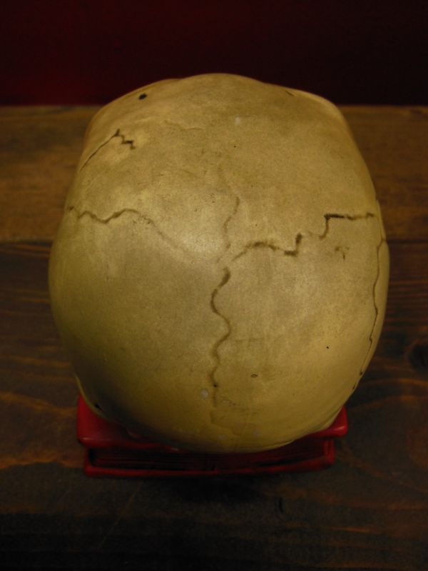 50s 60s ビンテージ デビル 悪魔 貯金箱 陶器 JAPAN スカル 50s 60s