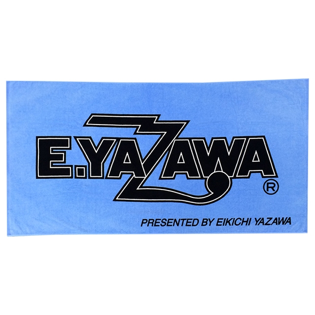 ジュニアビーチタオル(ロゴ)ライトブルー/ブラック・ホワイト｜DIAMOND