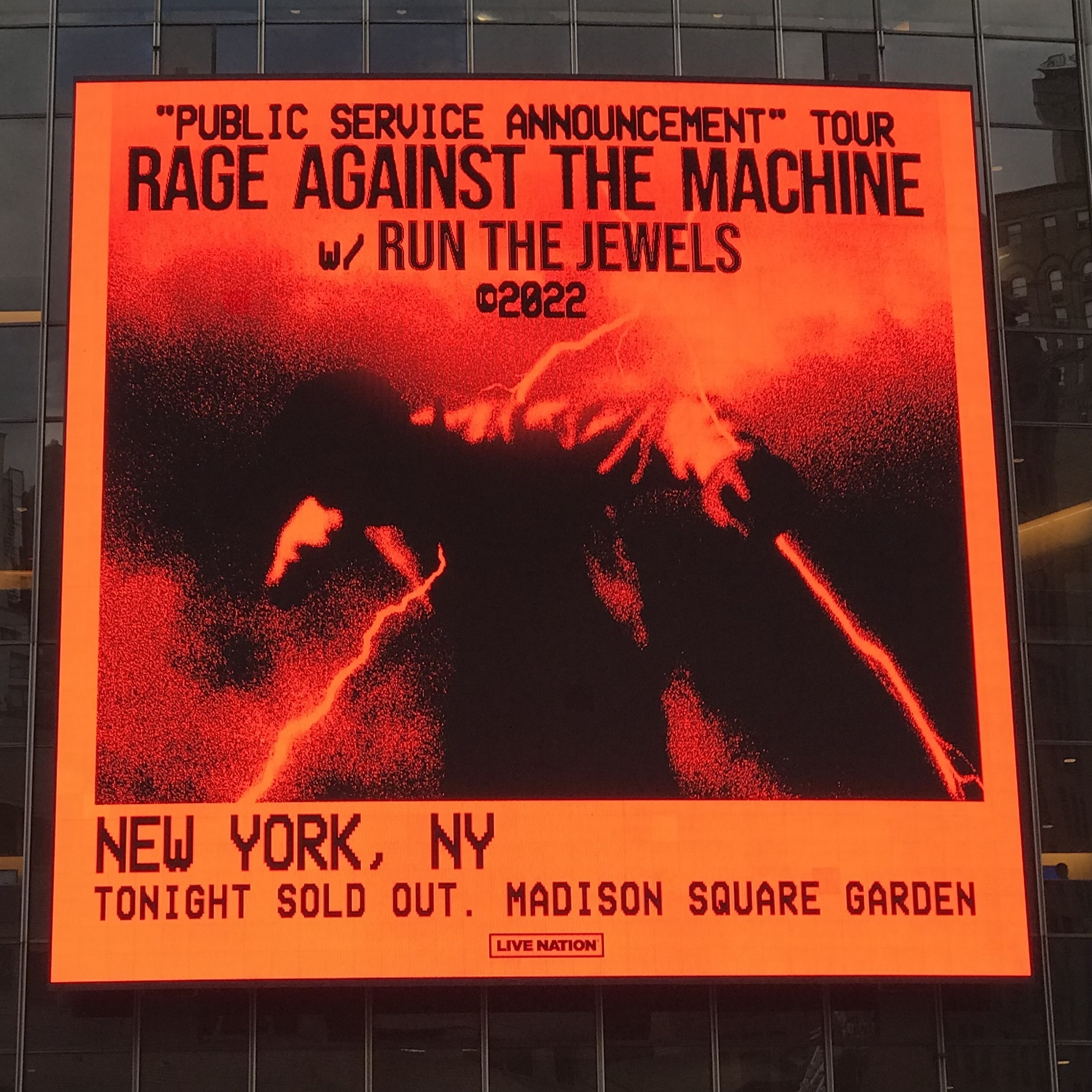 遂に観た。11年ぶりに復活のレイジ・アゲインスト・ザ・マシーンが文句