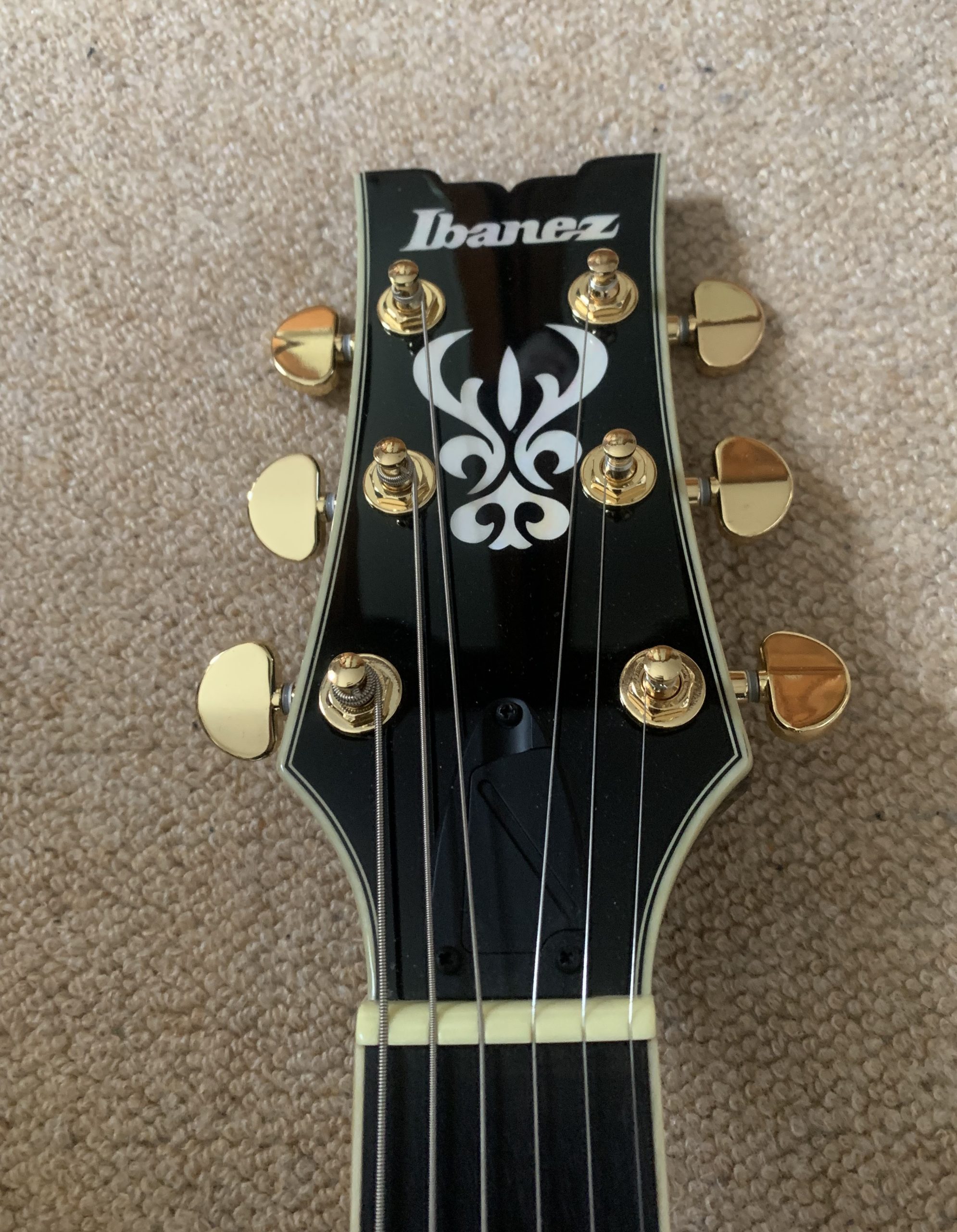 Ibanez AMH90-BK Artcore Expressionist Guitar, Black - Rock Stock