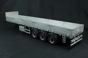 LXY model 1/14 トラック・トレーラー 平ボディ3軸トレーラー