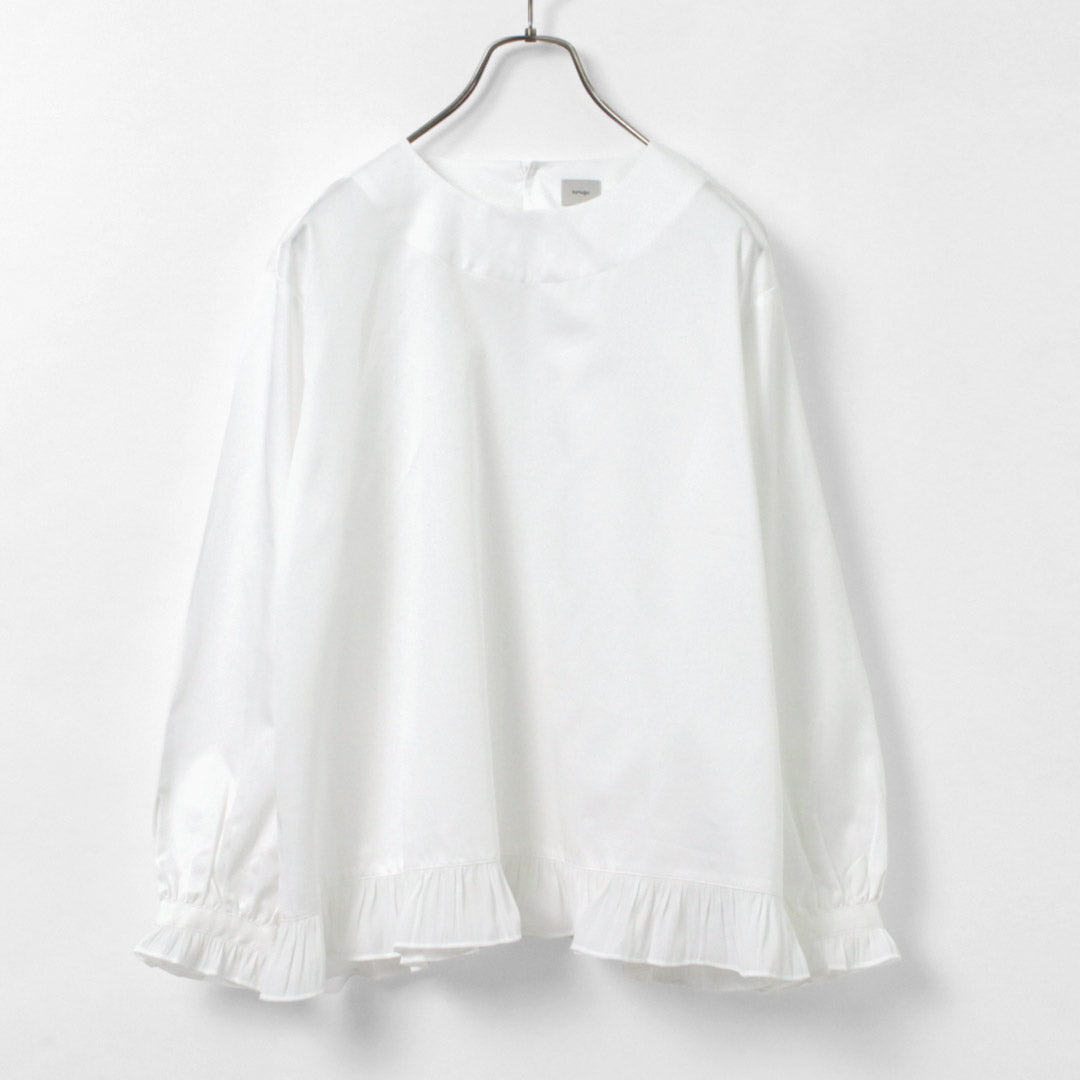 TUMUGU（ツムグ） コットンサテン プルオーバー｜ROCOCO ONLINE STORE