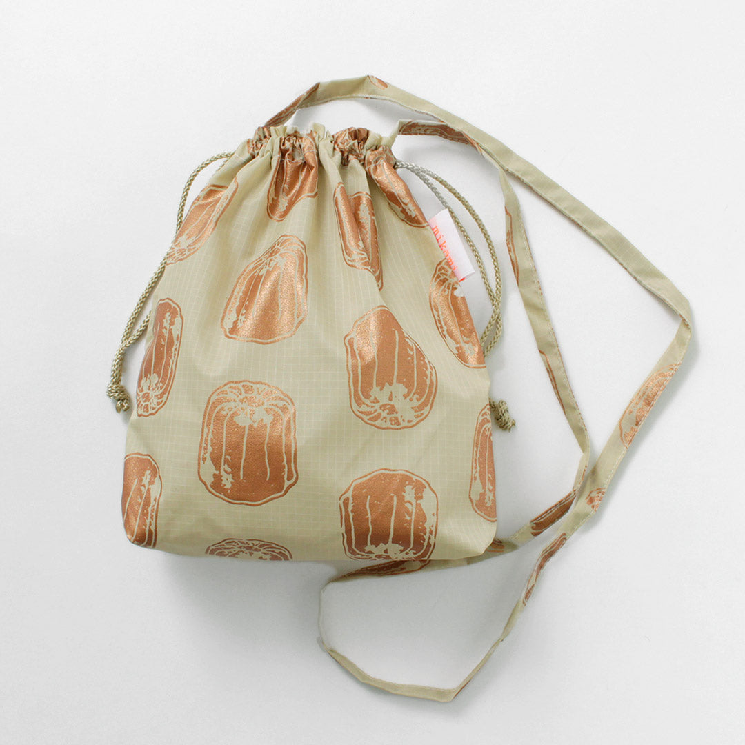 MIKAMI（ミカミ） プリントナイロン ドローストリングバッグ