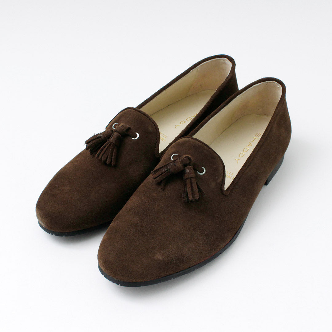 SHADDY（シャディ） タッセル オペラシューズ スエード / レディース