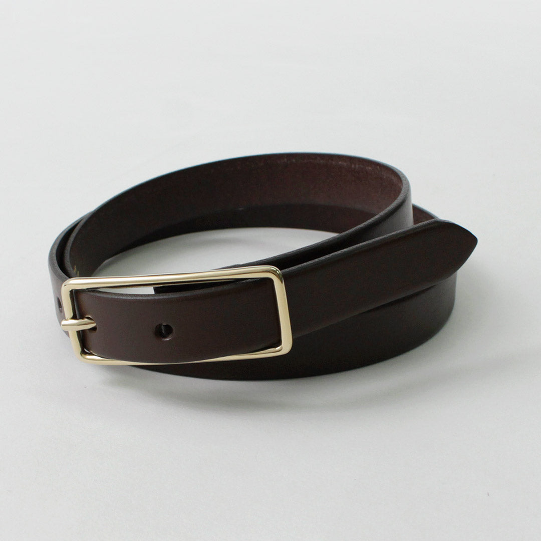 SHINZONE（シンゾーン） スレンダーレザーベルト / レディース 革 本革