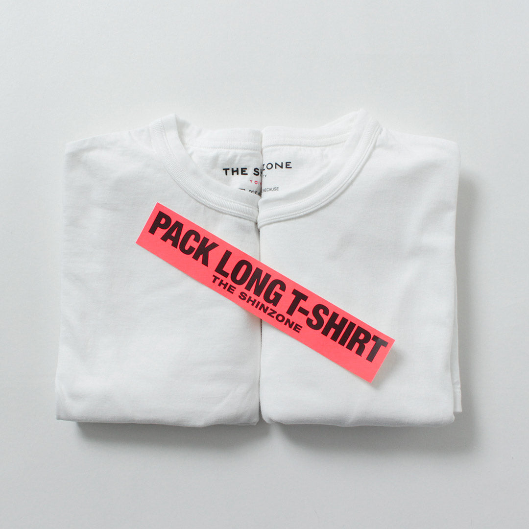 SHINZONE（シンゾーン） パック ロングスリーブTシャツ 24AMSCU04