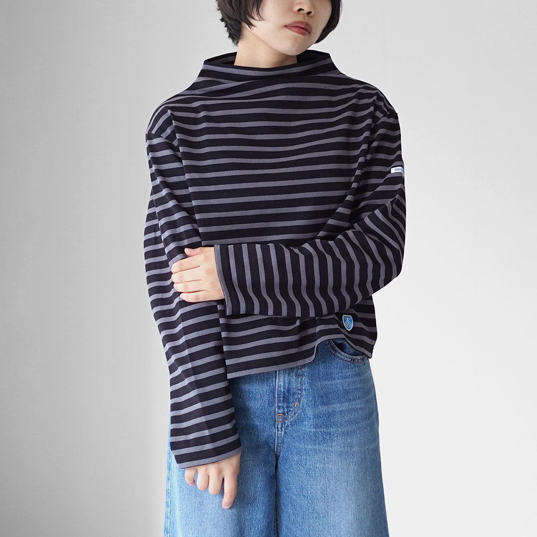 ORCIVAL（オーシバル） ボトルネック ロングスリーブ プルオーバー