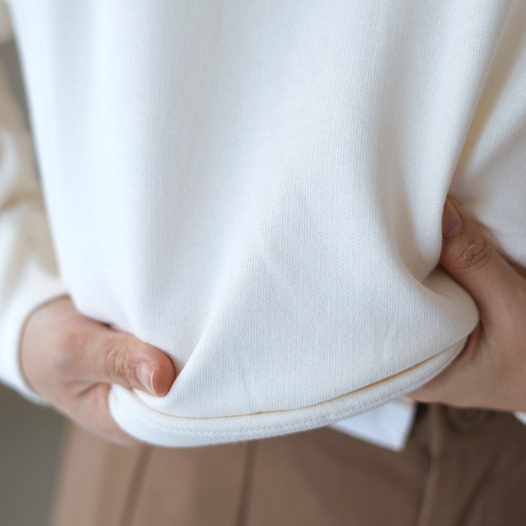 ORCIVAL（オーシバル） ミニ フレンチテリー ハーフジップ スウェット