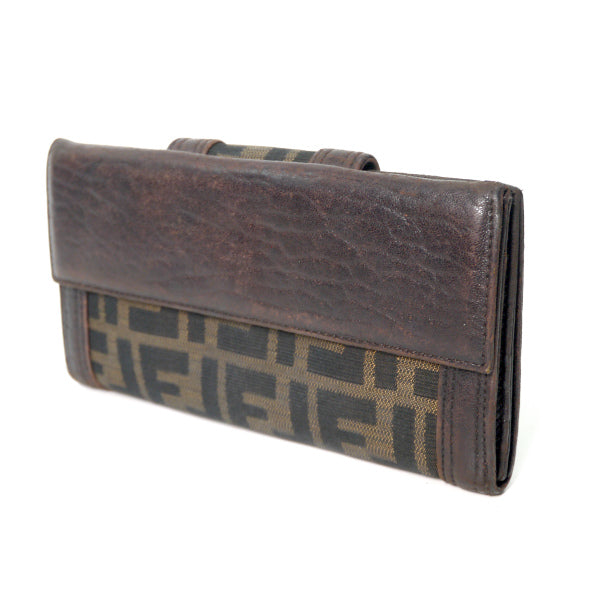 Fendi レア!!筆記体ロゴ ズッカ柄 長財布(茶) – Vintage Shop Rococo