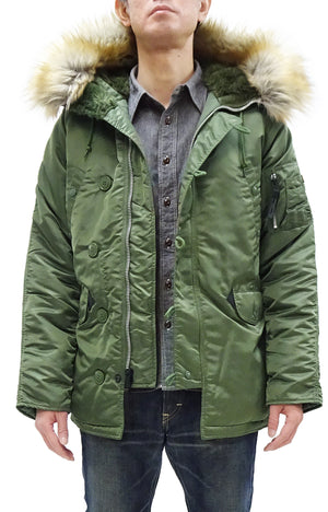 Alpha Industries N-3B Parka 20094 Men's Modern Fit Military