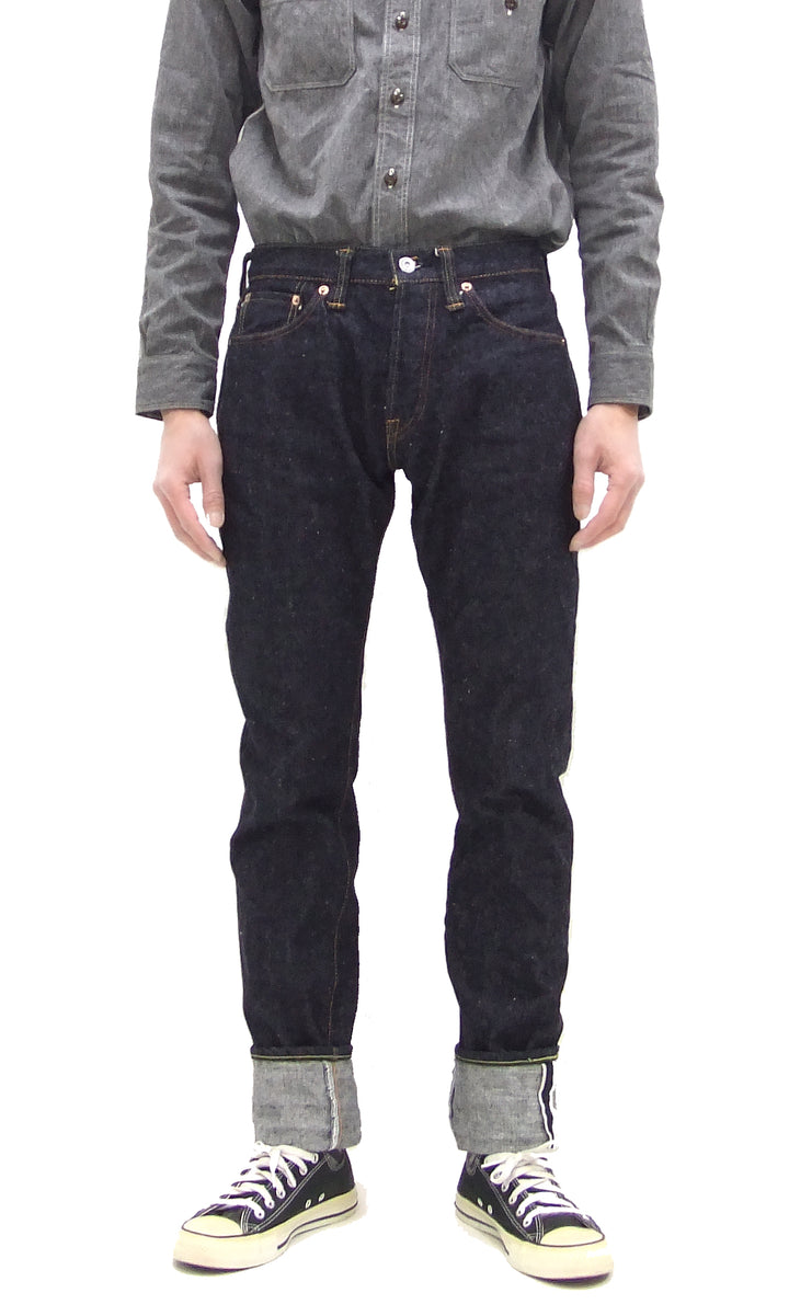 Samurai Jeans S0511XXII Men's Slim Tapered Fit One-Washed 15 Oz